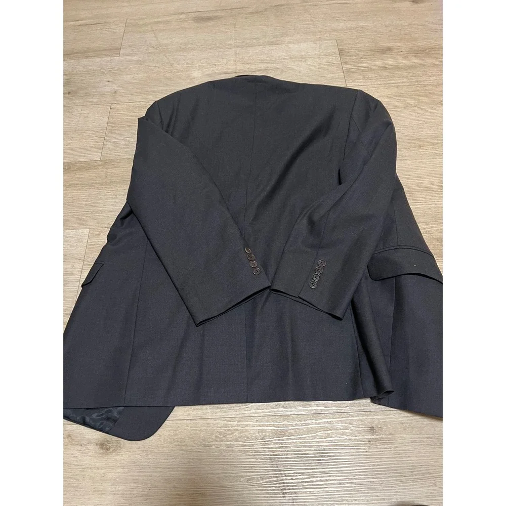 Brooks Brothers 346 Stretch Blazer Men Gray Classic Fit Business Casual 42 Short